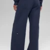 Serenity Wide Leg Sweatpant - Navy