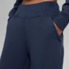 Serenity Wide Leg Sweatpant - Navy