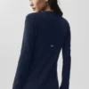 Sheer Cashmere Long Cardigan - Navy