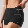 Sheer Glow Boyshort - Black