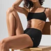 Sheer Glow Boyshort - Black