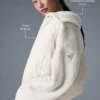 Sherpa Cozy Escape Puffer - Ivory/Ivory
