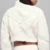 Sherpa Cropped Slope Side Jacket - Ivory