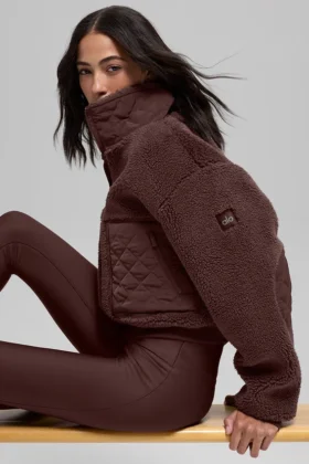 Sherpa Edge Bomber – Brownstone