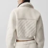 Sherpa Edge Bomber - Ivory