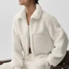 Sherpa Edge Bomber - Ivory