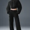 Sherpa Main Act Corset Puffer - Black