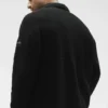 Shift Knit Button up Long Sleeve - Black