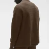 Shift Knit Button up Long Sleeve - Espresso
