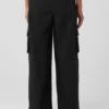 Show off Cargo Wide Leg Trouser (Long) - Black