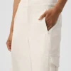 Show off Cargo Wide Leg Trouser (Long) - Ivory