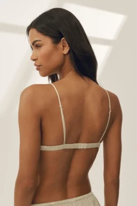 Silk Blend Radiance Bra – Sandy Beige