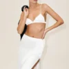 Silk Blend Radiance Bra - White