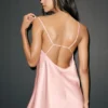 Silk Blend Radiance Dress - Sundrenched Pink