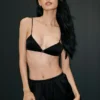 Silk Blend Radiance Short - Black