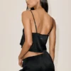 Silk Blend Radiance Tank - Black