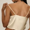 Silk Blend Radiance Tank - Sandy Beige