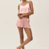 Silk Blend Radiance Tank - Sundrenched Pink