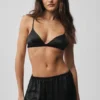 Silk Luminous Bra - Black