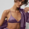 Silk Luminous Bra - Plum Kiss