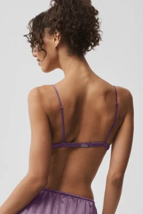 Silk Luminous Bra – Plum Kiss