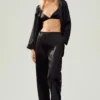 Silk Luminous Pant (Regular) - Black