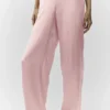 Silk Luminous Pant (Regular) - Pink Champagne