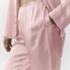 Silk Luminous Pant (Regular) - Pink Champagne