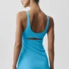 Slice Tennis Dress - Azure Blue