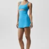 Slice Tennis Dress - Azure Blue