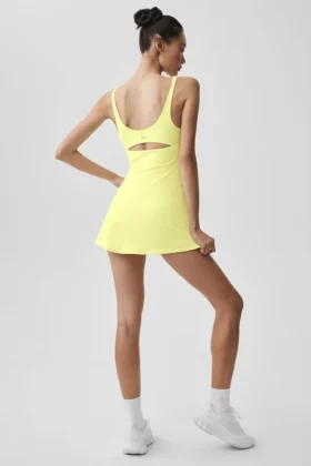 Slice Tennis Dress – Sunshine