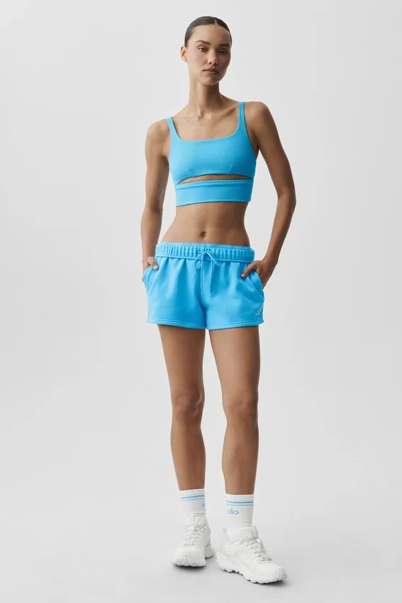 Slit Bra - Azure Blue