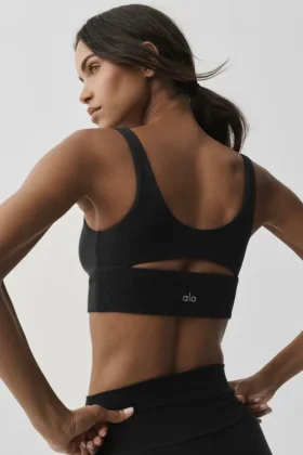 Slit Bra – Black