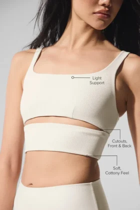 Slit Bra – Ivory
