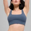 Snuggle up Sweater Bra - Bluestone