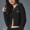 Snuggle up Sweater Cropped Cardigan - Black