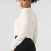 Snuggle up Sweater Cropped Cardigan - Ivory
