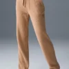 Snuggle up Sweater High-Waist Wide Leg Pant - Toasted Almond