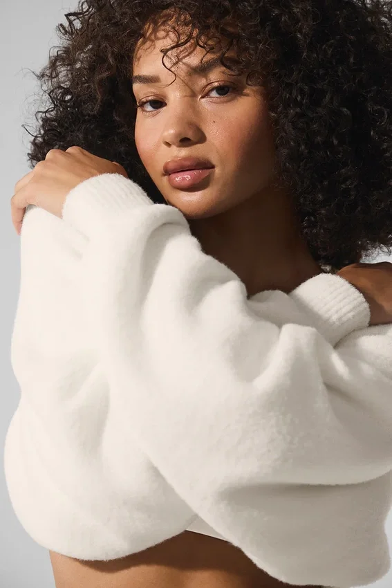 Snuggle up Sweater Shawl - Ivory