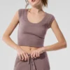 Snuggle up Sweater Short Sleeve - Mushroom