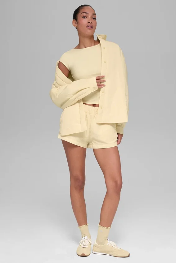 Socialite Shacket - Candlelight Yellow