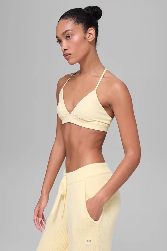Splendor Bra - Candlelight Yellow/White