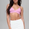 Splendor Bra - Candy Heart Pink/White