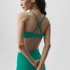 Splendor Bra - Emerald Isle/White