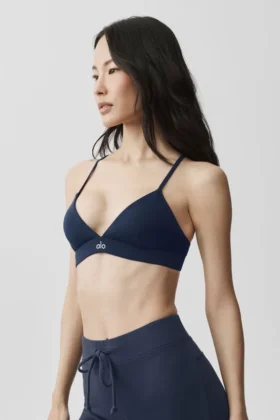 Splendor Bra – Navy/White