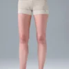 Sport Play High-Waist Knit Short - Ivory/Alabaster
