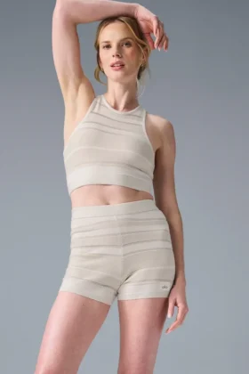 Sport Play Knit Bra - Ivory/Alabaster