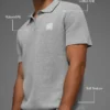 Sports Club Sweater Knit Polo - Athletic Heather Grey