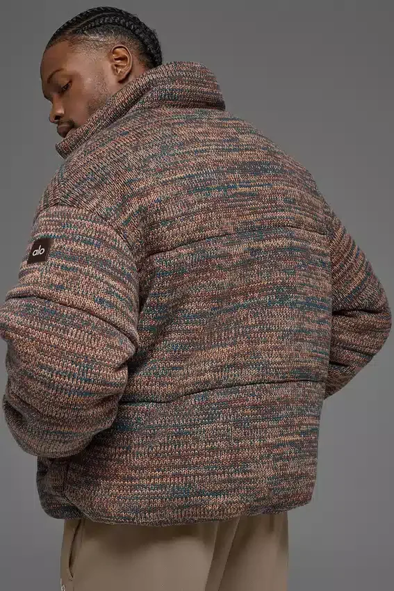 Stage Sweater Puffer - Brown Multi