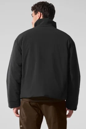 Stretch Woven Notable Jacket – Black